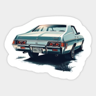 70s Chevrolet Impala Sticker